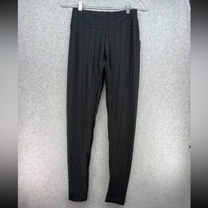 New Mix Black Textured Pants
